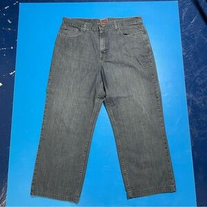 Tommy Hilfiger Men's Charcoal Relaxed Jeans